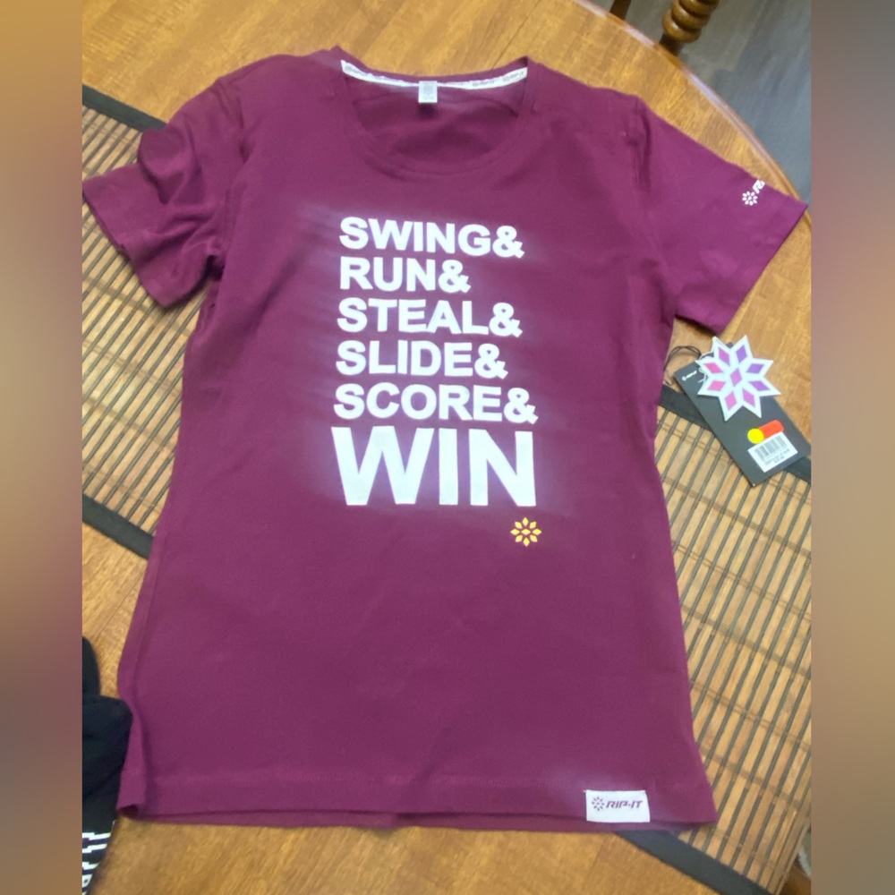 Rip It softball slogan T-shirt